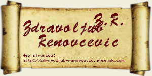 Zdravoljub Renovčević vizit kartica